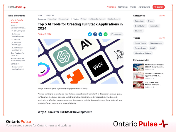 Ontario Pulse